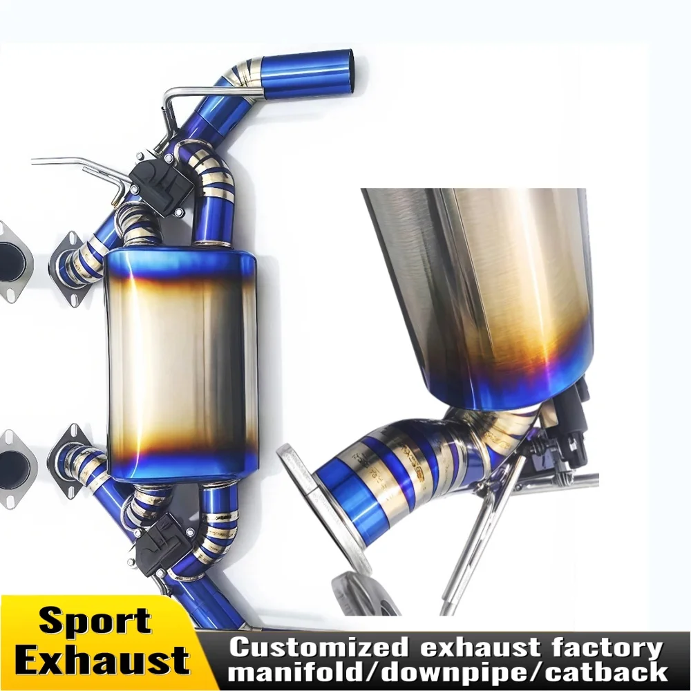 

High quality valve exhaust cat back for 2010-2021 Infiniti G35 COUPE 3.5l titanium exhaust muffler automotive sound upgrade