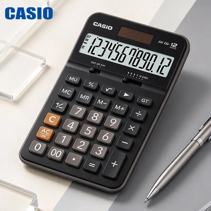 Casio AX-12B/FX-991CN CW/FX-999CN CW Tilt wide Angle screen business calculator office front desk cashier bookkeeping