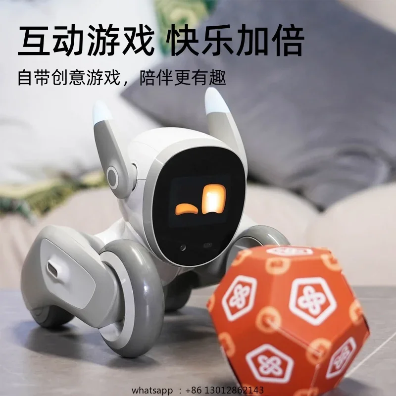 Intelligent pet robot dog voice command AI embodied intelligent machine human voice conversation programming robot toy