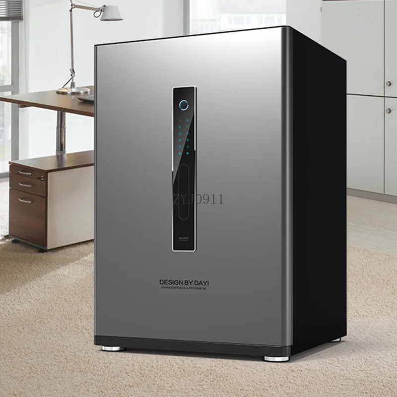 Household 60CM fingerprint anti-theft office all-steel safe mechanical lock small smart view 4