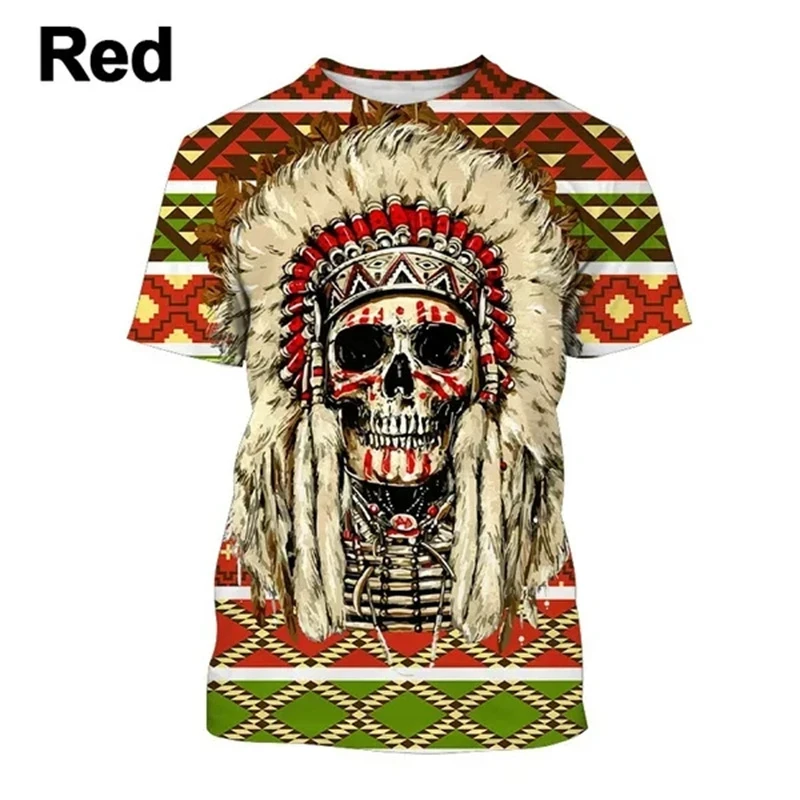 Summer New Graphic 3d Printed T Shirts Men\'s And Women\'s Indian Vintage Tops O Neck Cosplay Casual Hombre Ropa Clothes Tees