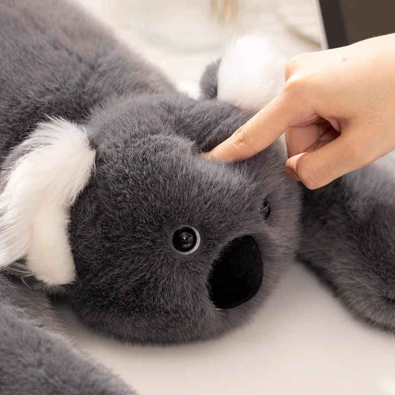 30-65cm High Quality Plush Animals Raccoon Throw Pillow Soft Long-arm Dinosaur Sloth Panda Koala Plush Toy Cushion Home Decor
