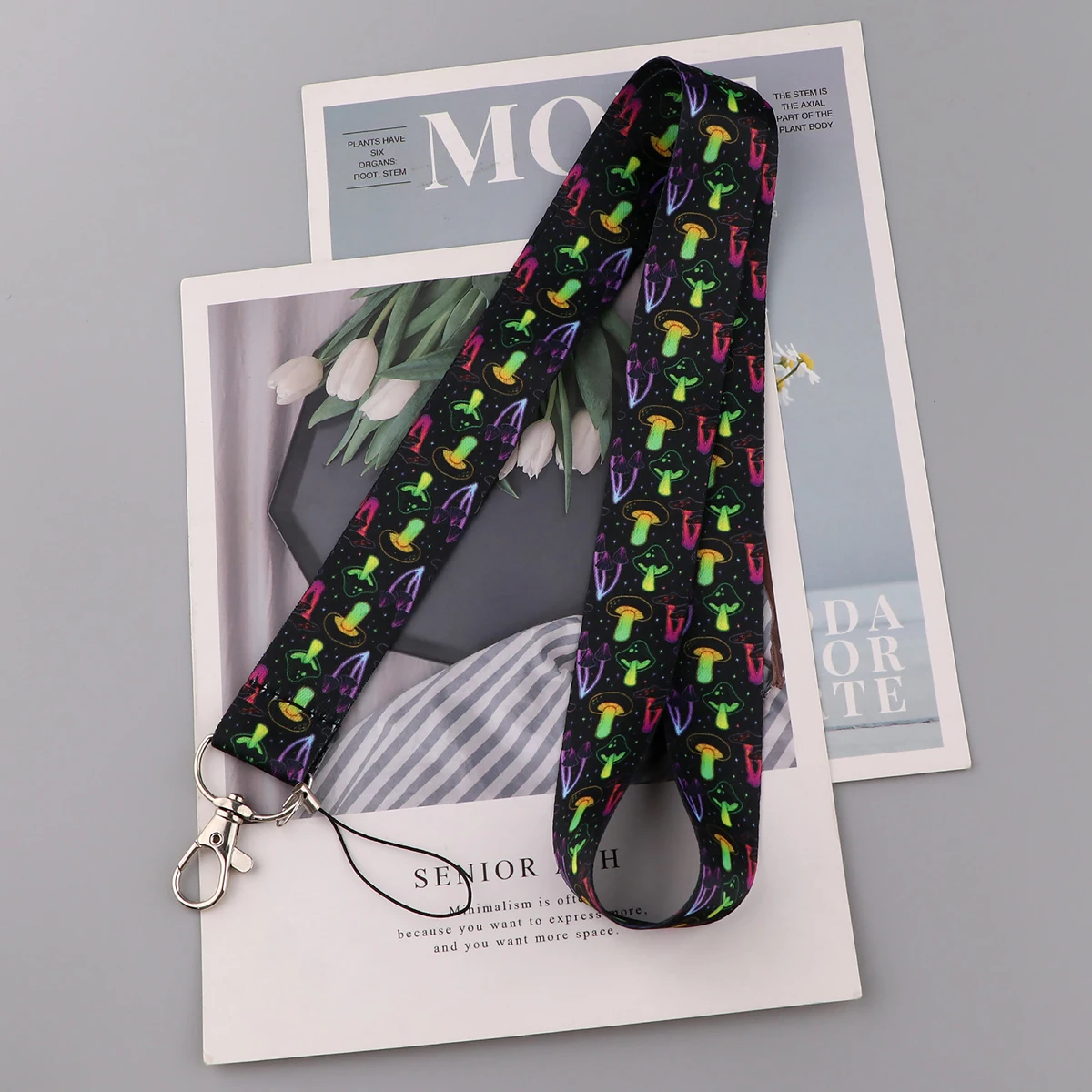 

Грибной ремешок для ключей, брелок для ключей, держатель для бейджа, удостоверение личности, кредитной карты, брелок для ключей, шейные ремни, подвесная веревка, аксессуары, подарок