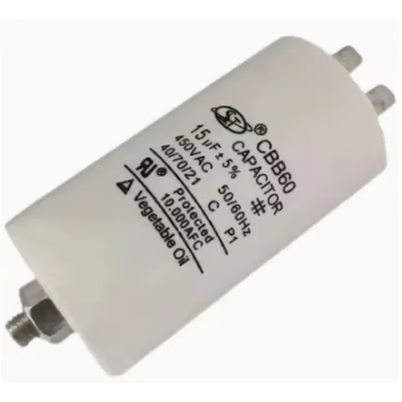 CBB60 4/5/6/8/10//12/14/15/16/20/25/30UF 450V Capacitor