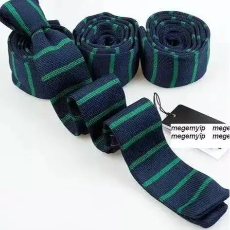 

Spot supply of knitted neckties for men's formal wear, business retro sweater neckties, knitted flat headed solid colored neckti