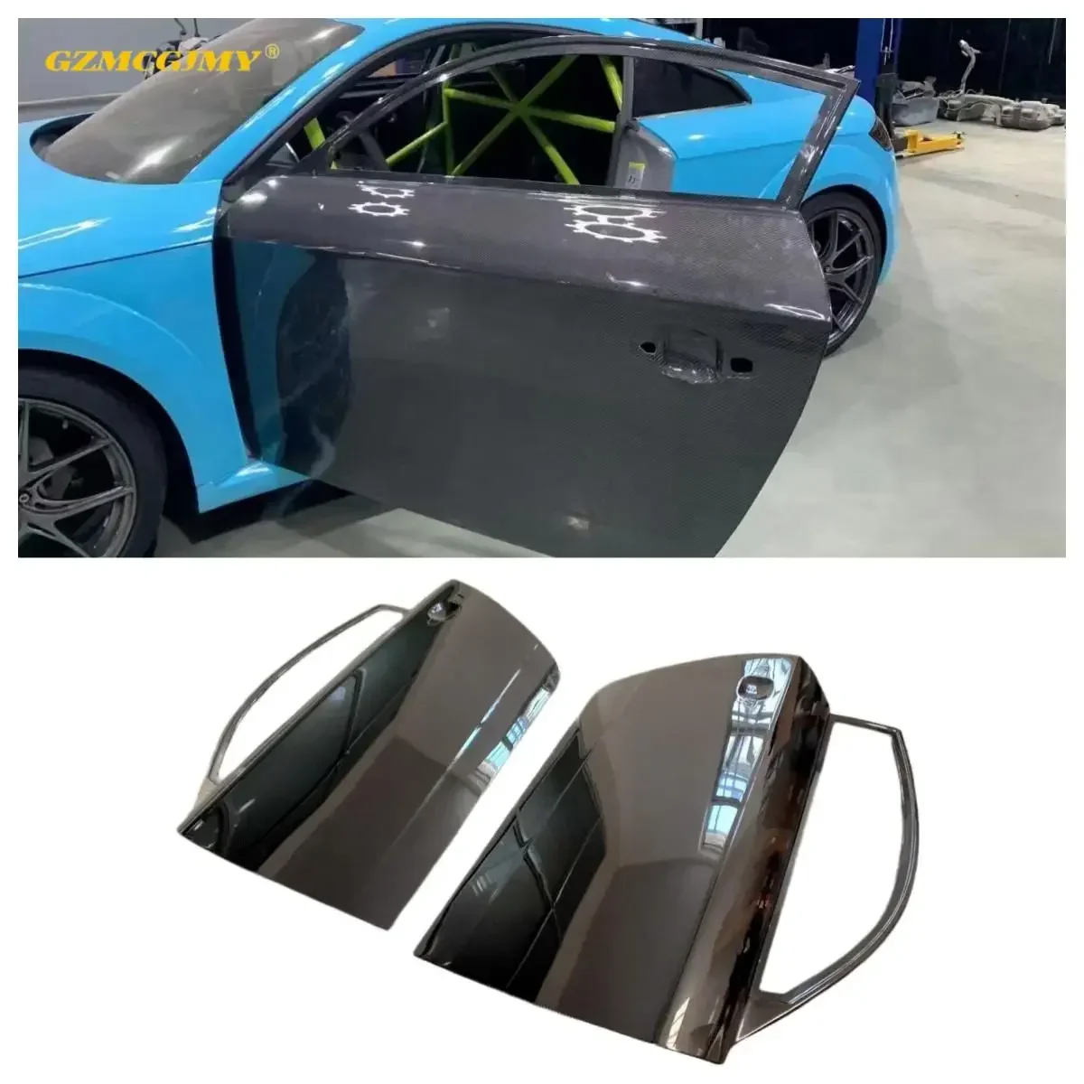 Track lightweight customized carbon fiber doors suitable for TTRS carbon fiber doors