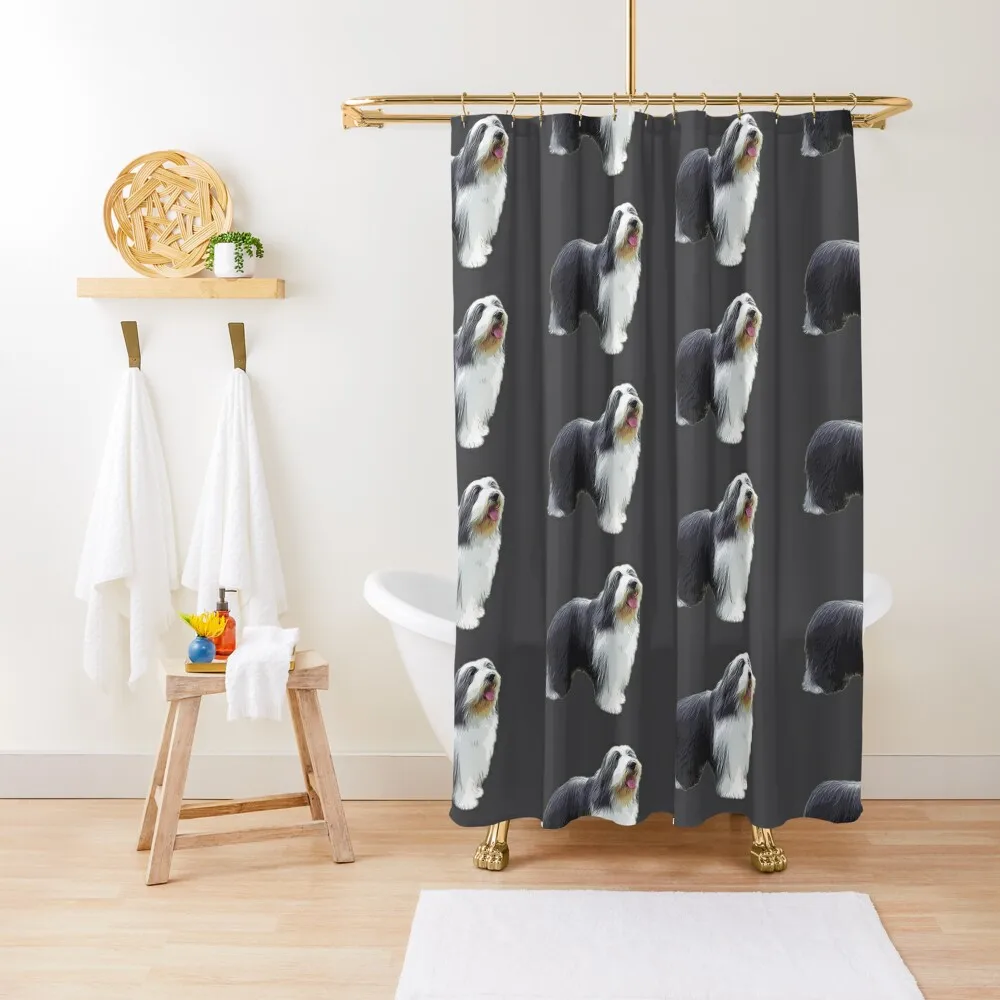 

Bearded Collie Standing Shower Curtain Modern Bathroom Accessories Bathroom Box In The Bathroom And Shower Curtain