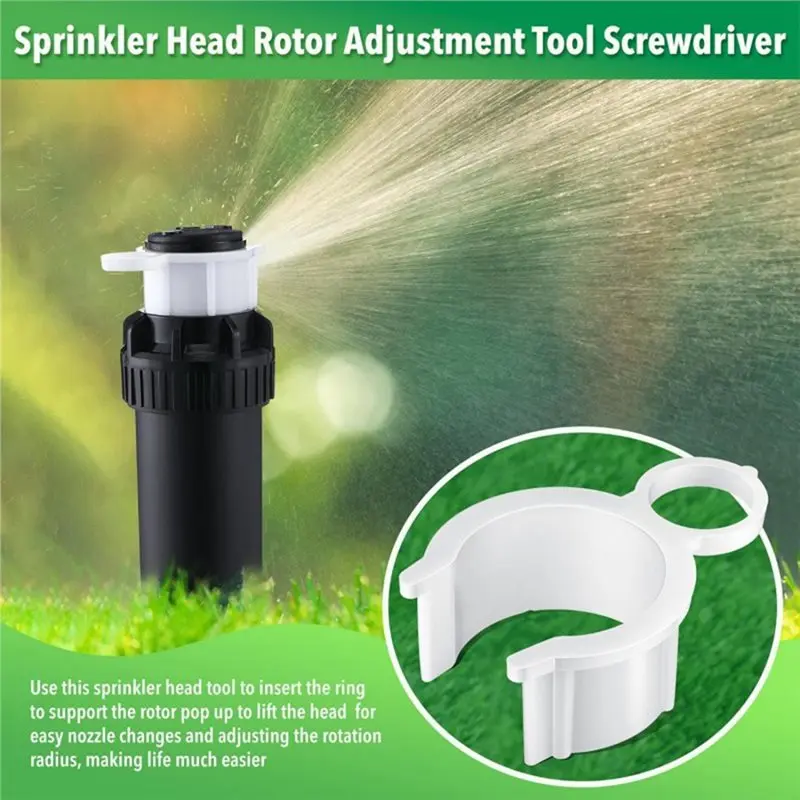 HOT-For Hunter Sprinkler For Rain Bird Series 5000 Compatible 6PCS Rotor Hold Up Tool Nozzle Insertion Collar Adjustment Tool
