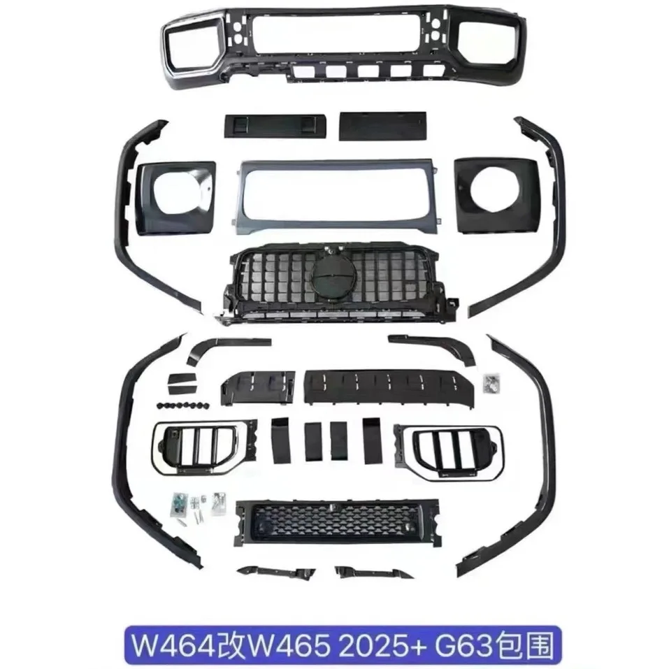

Applicable to 2019-2024 Mercedes-Benz G-Class upgrade 2025 G-Class surrounded by old and new