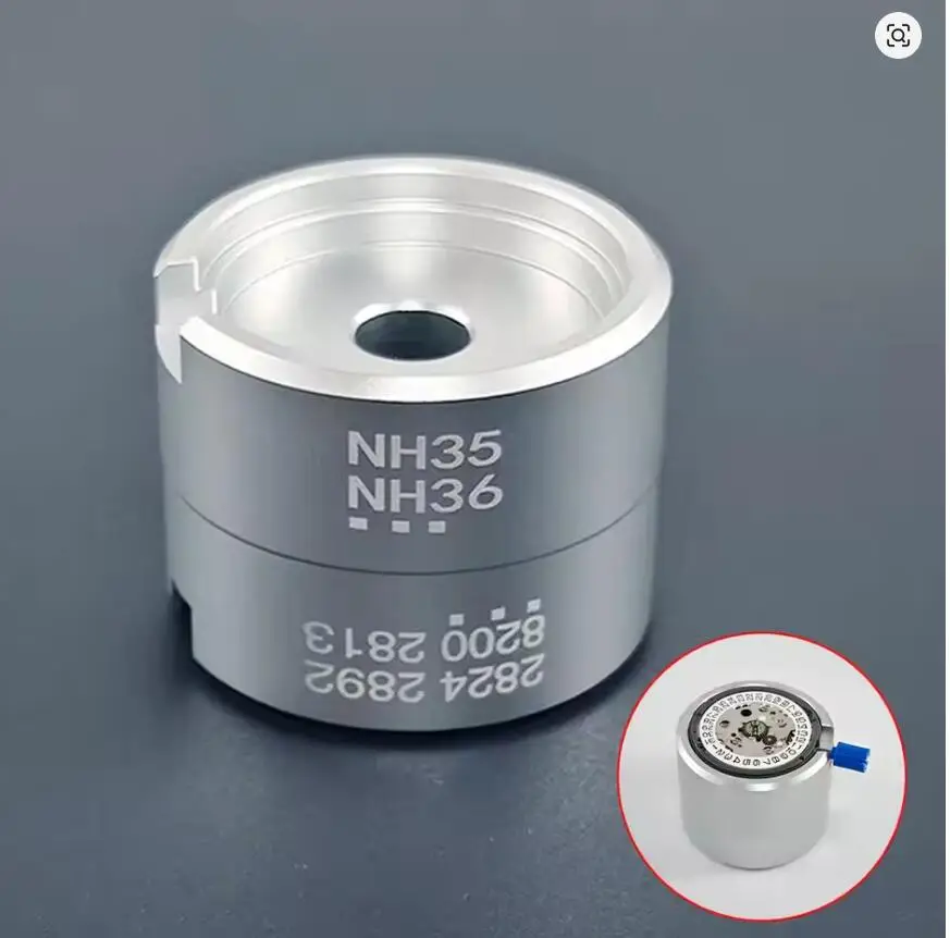 Multi-Fit Watch Movement Holder – Sturdy Mount for NH/4R/7S/2824/8215, Repair Tool