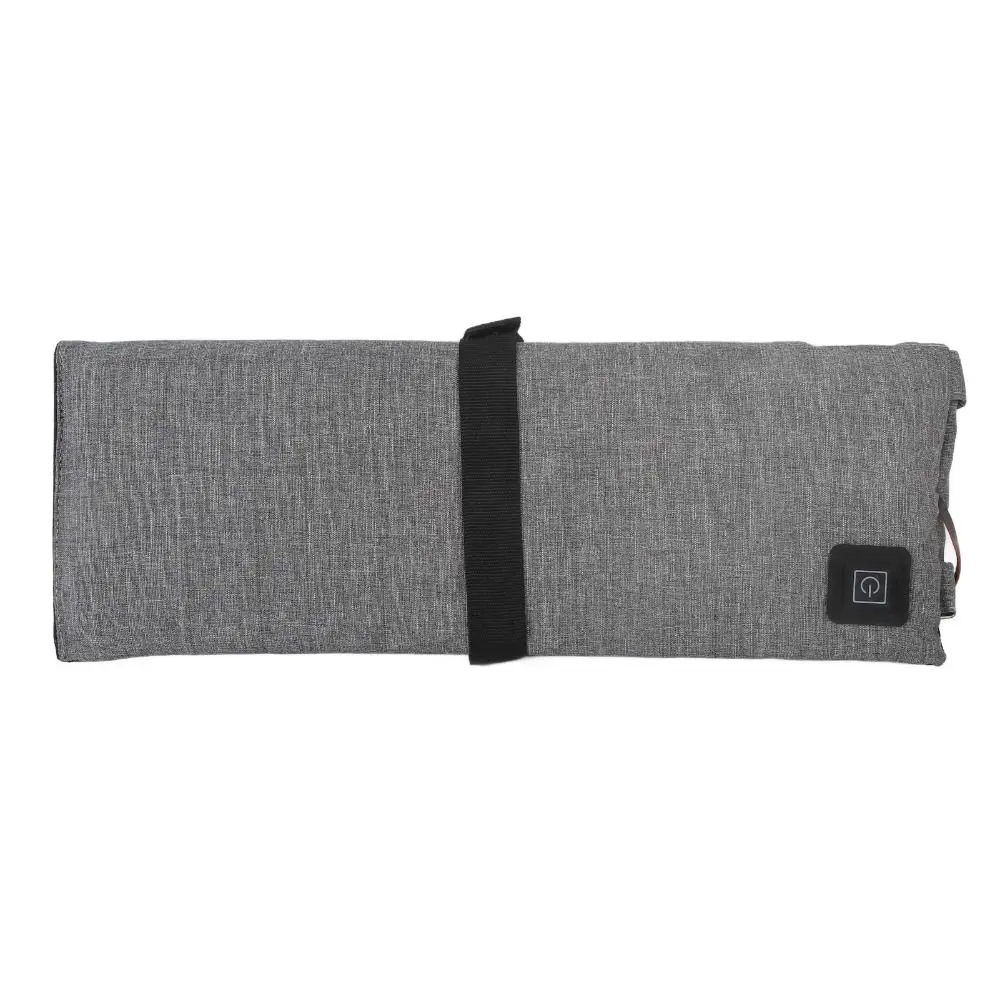 3-Fold Adjustable Heated Seat Cushion 600D Oxford Fabric 3 Heat Settings Heated Camping Chair Pad Foldable Lightweight