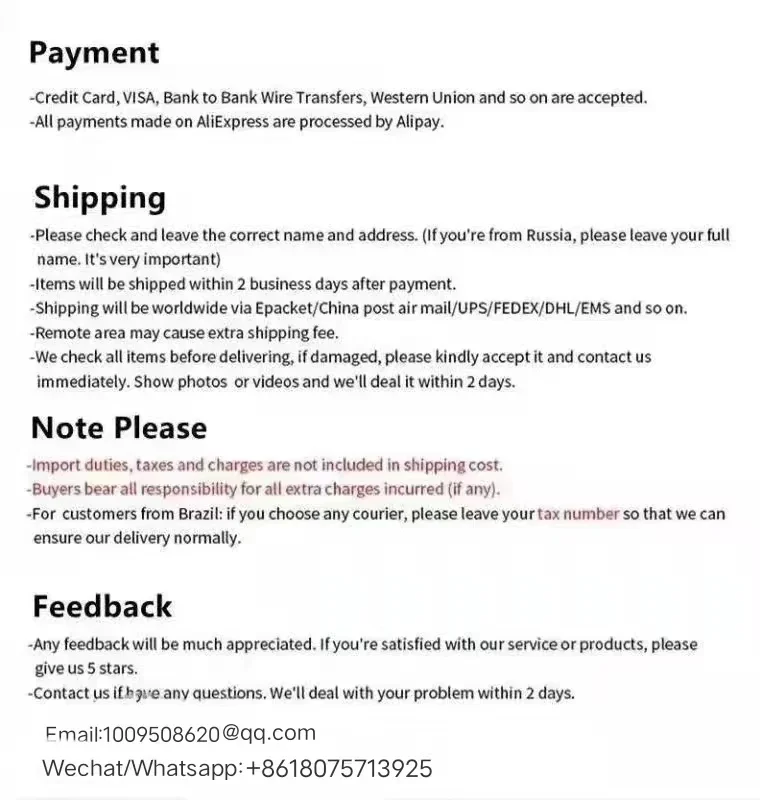 Exclusive Link to Make up the Logistics Fee and Price Difference