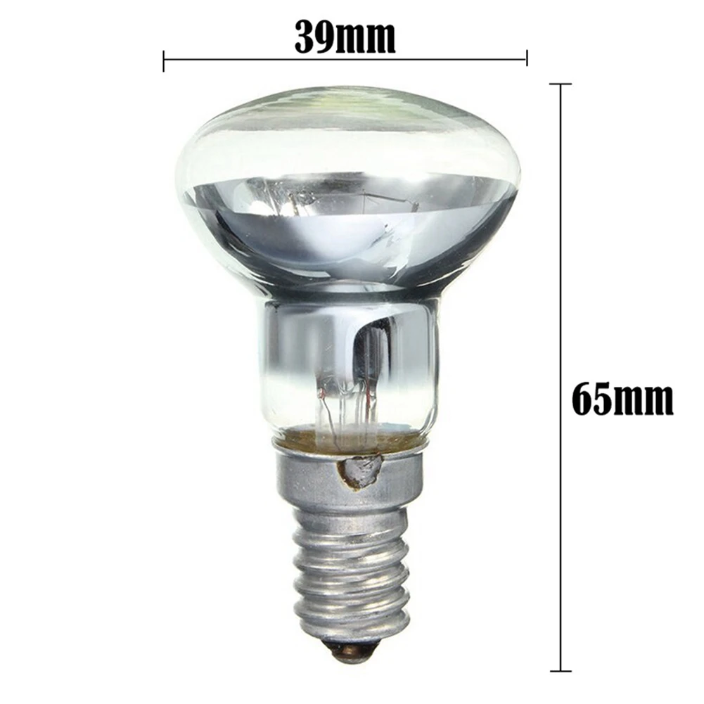 Replacement Lava Lamp E14 R39 30W Spotlight Screw in Light Bulb Clear Reflector Spot Light Bulbs Lava Incandescent 5Pcs