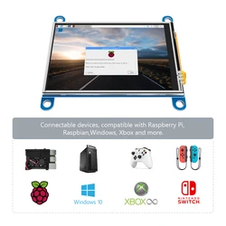 3.5 inch LCD monitor raspberry pi 4 3 3B display screen 480*320 pixel module with resistance touch screen mini pc display
