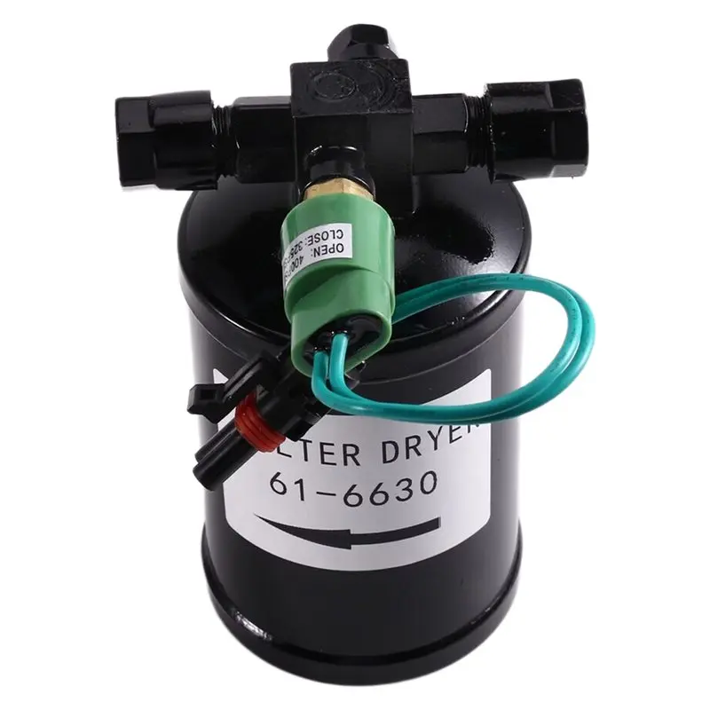 

A85E-New 1PC 61-6630 616630 Car AC Receiver Drier With Switch Fit Designed For Thermo King Tripac Apu Evolution Units