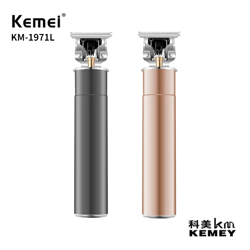 Kemei km-1971L High Quality Stainless Steel T-Blade Men Professional Electric Hair Clipper barber