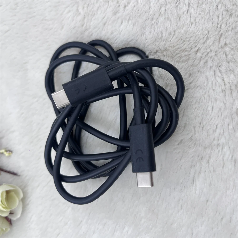 Original For Motorola 125W 68W PD Cable 100CM USB C To USB-C Fast Charging Data Cord Line For Moto Edge 70 60 50 40 30 Pro X50