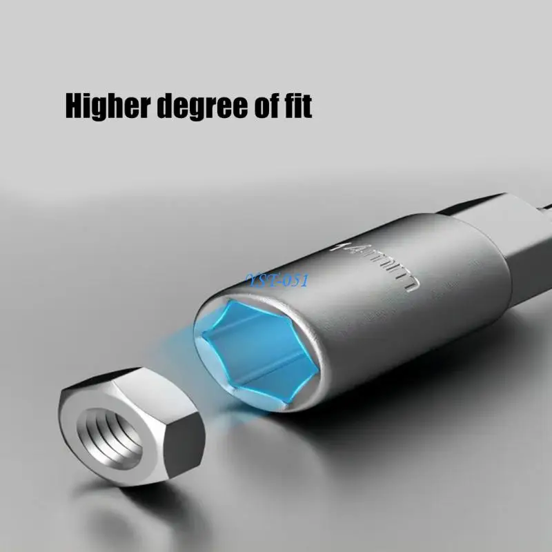 E15A 5.5-14 مللي متر/5.5-19 مللي متر الطاقة رأس المفك مثقاب الخشب أداة مجموعة مفتاح بانة المسمار 1/4 بوصة سائق سداسية مفتاح حامل