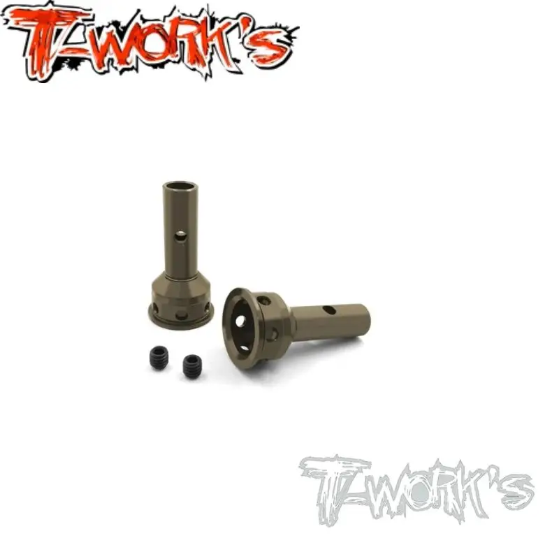 

Оригинальный квасцы T works TO-210 с твердым покрытием. Вал оси F/R для Team Associated RC8B3/RC8B3E/B3.2, 2 шт., часть Rc