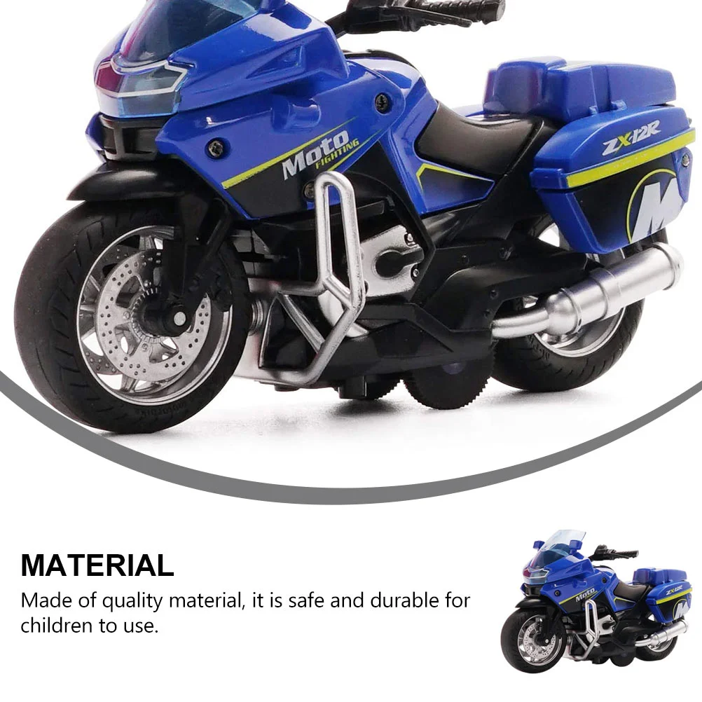 Mini carro de motocicleta de corrida masculino, brinquedos movidos a fricção, pré-escolar, polícia educacional