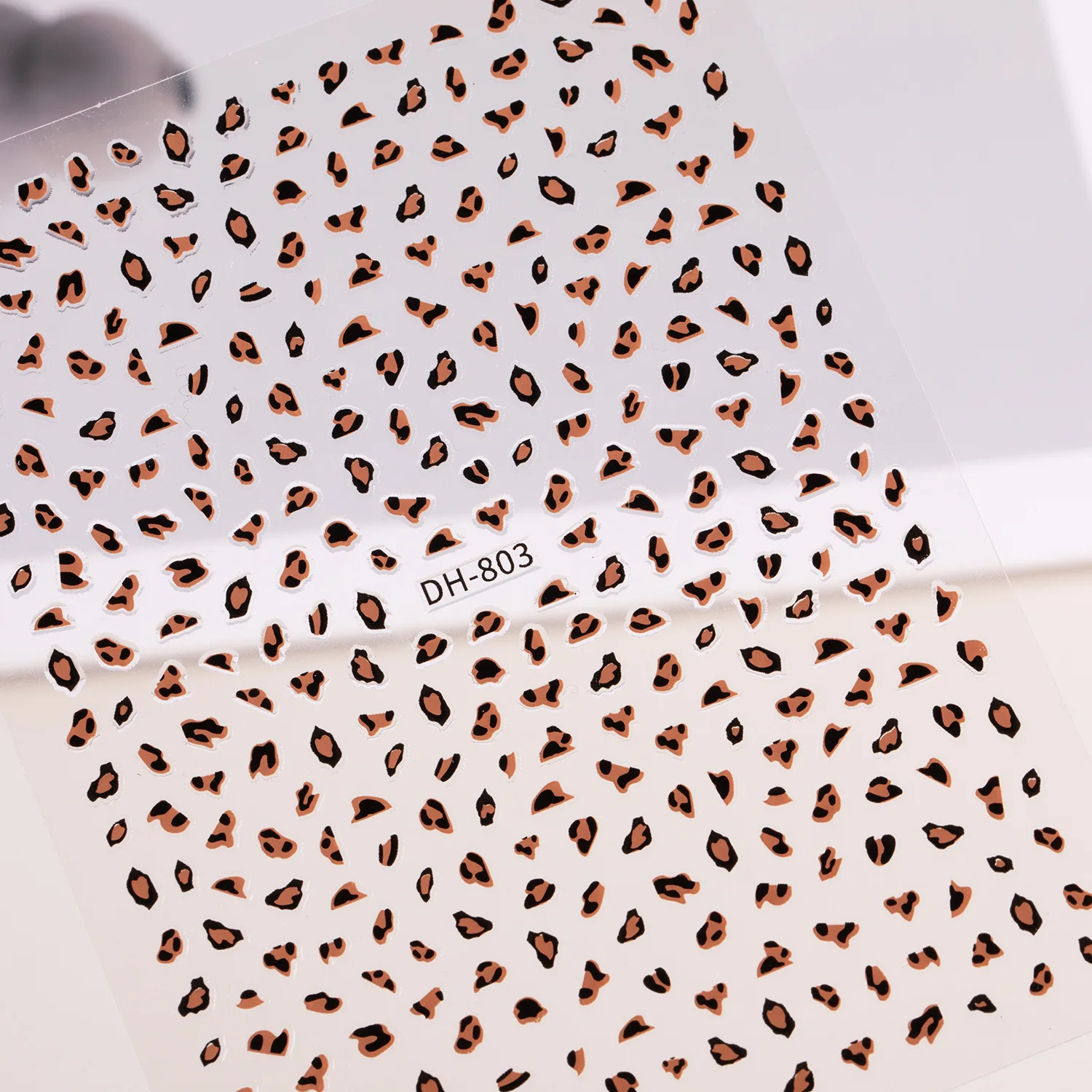 Autocollants pour ongles imprimés léopard, 3 pièces, autocollants 5D auto-adhésifs pour ongles, nœud léopard, décalcomanies françaises pour Nail Art
