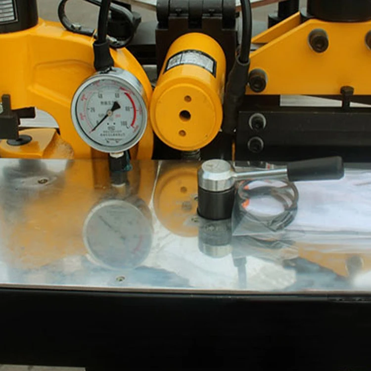 CE Certified Busbar Punching Bending Cutting Machine 4-in-1 Hydraulic Busbar Processing Machine
