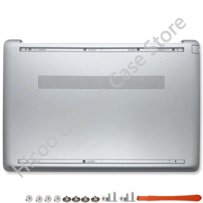 For HP 15-DW 15S-DU 15S-DY DR 250 G8 Laptop LCD Back Cover Front Bezel Hinges Palmrest Bottom Case Silver L52012-001 L52007-001