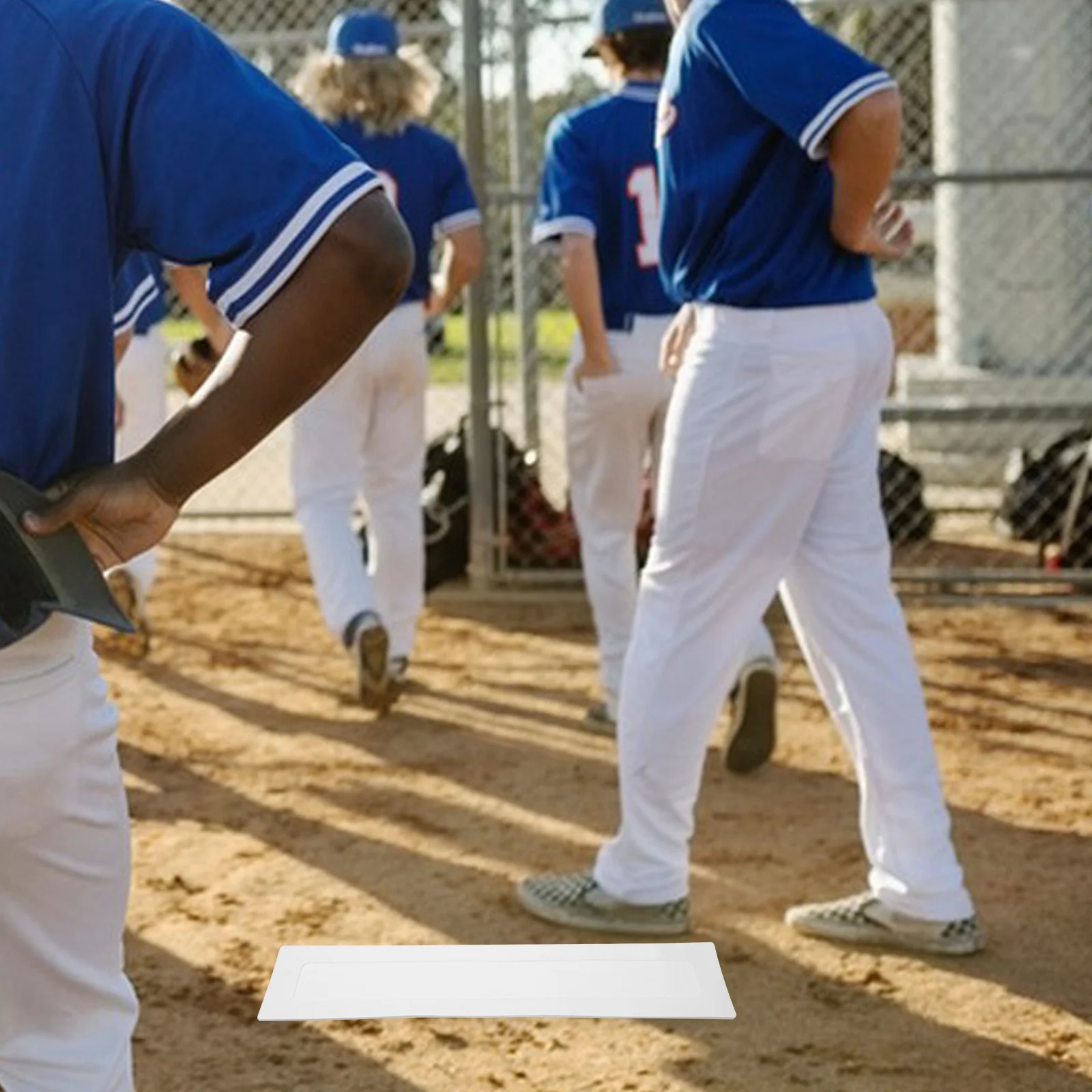 Baseball Training Landmark Floor Spots Home Plate Mat Outdoor Marking Pads Tpe Markers