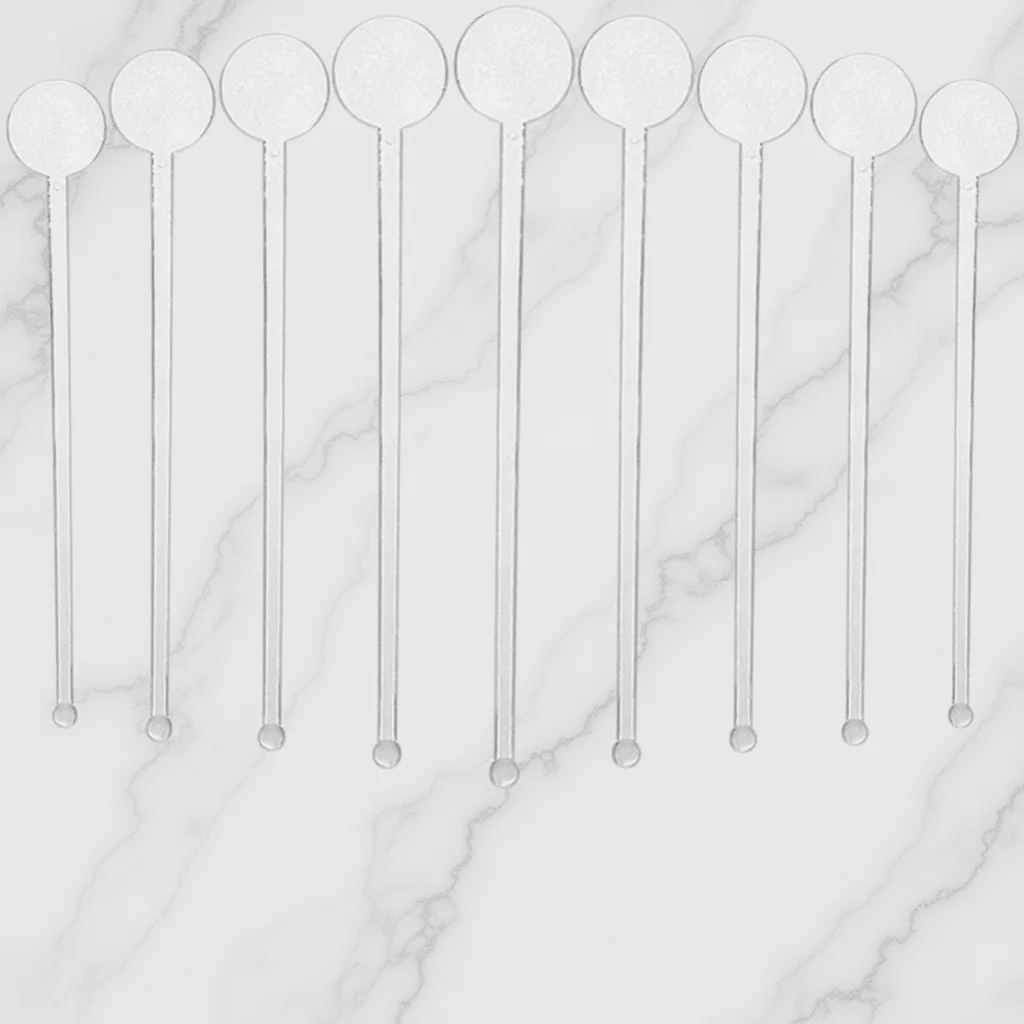 

80pcs Mixing Sticks for Coffee Drink Stirrers Cocktail Plastic Swizzle Sticks Beverage Stirring Tools Party Bar Supplies