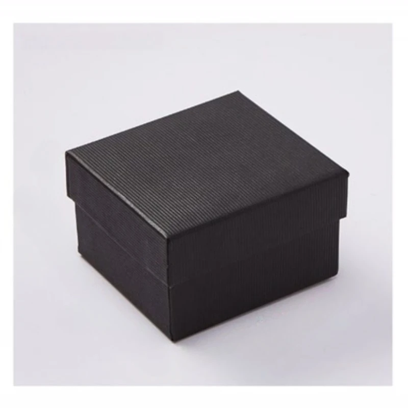 Watch Packaging Boxes Paper Jewelry Boxes Display Boxes, Gift Packaging Boxes and Jewelry Boxes The Watch Box Is Black Simple