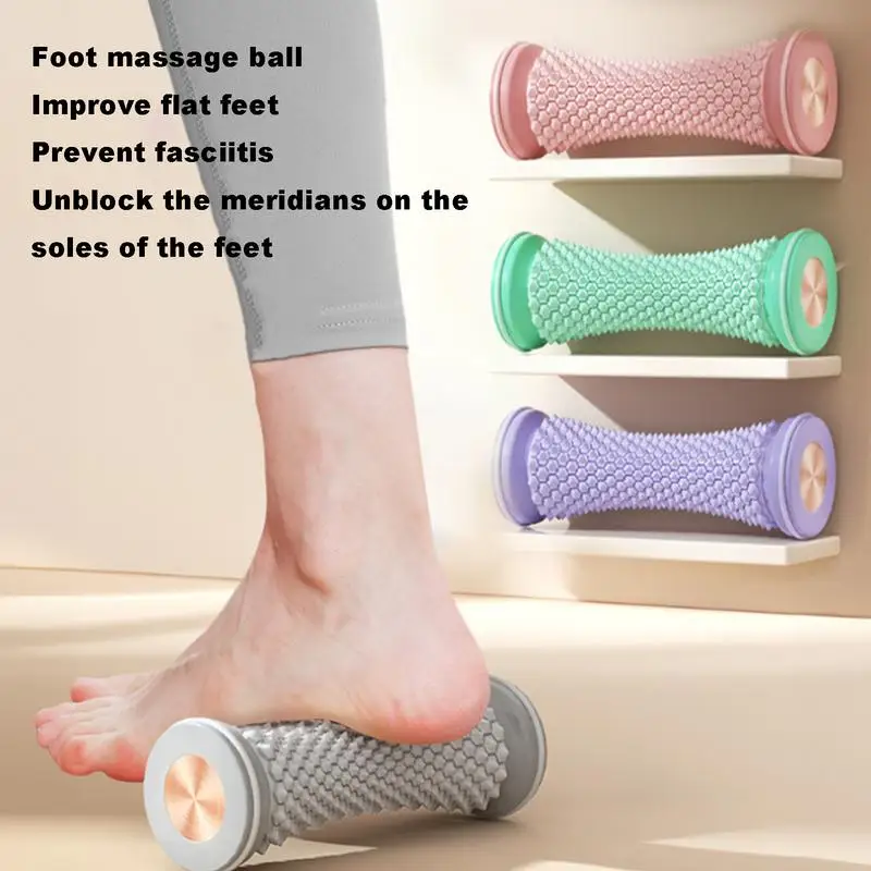 Foot Massage Roller Heel Massager Foot Roller Portable Heel Spurs Reliever Deep Tissue Muscle Massage Foot Massager Tool For