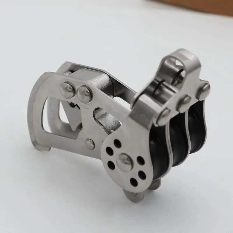 Stainless Steel Marine Pulley Block For Sailboats Rigging Surfing Equipment R6FB