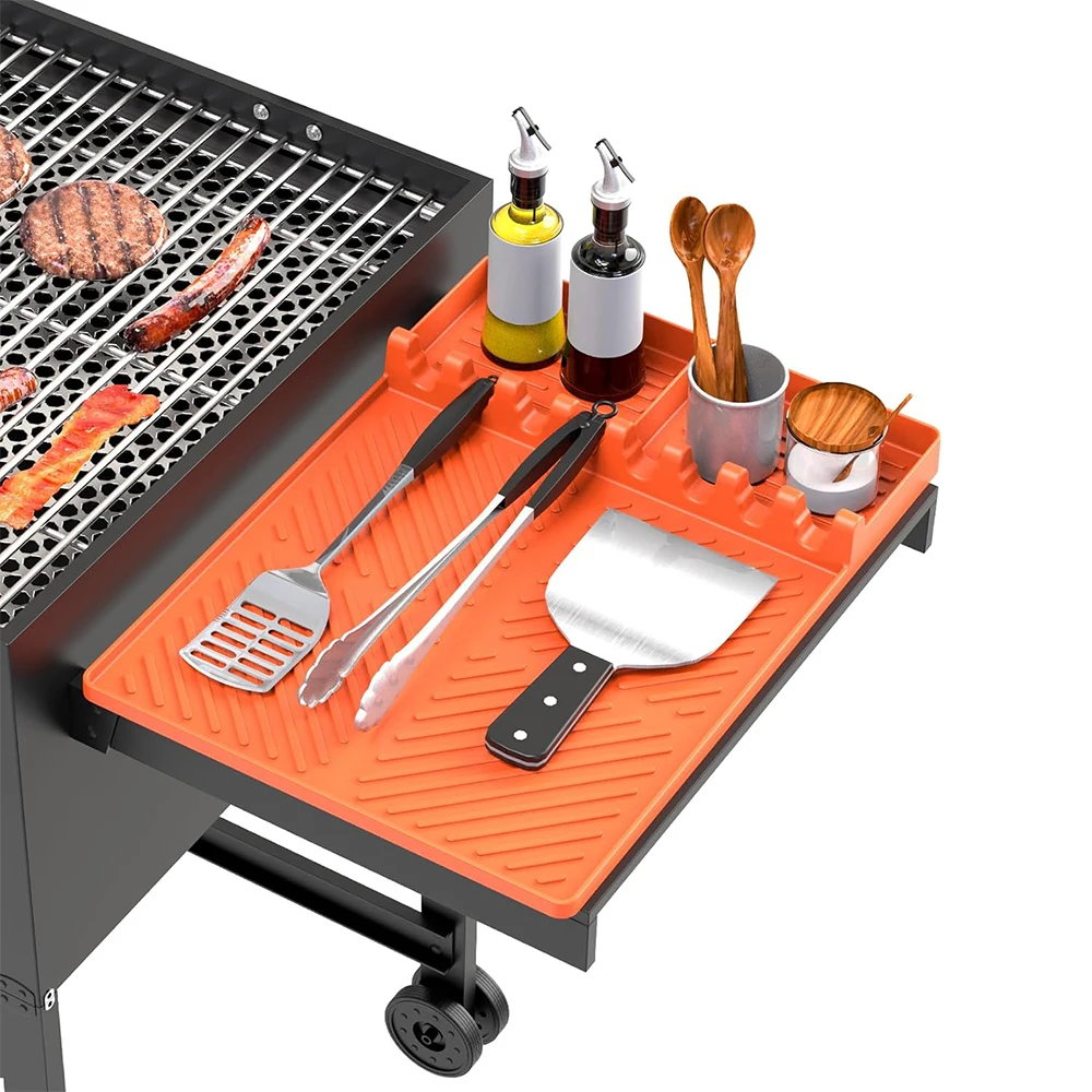Heat Resistant Mat - LMETJMA Silicone Grill Mat for Blackstone