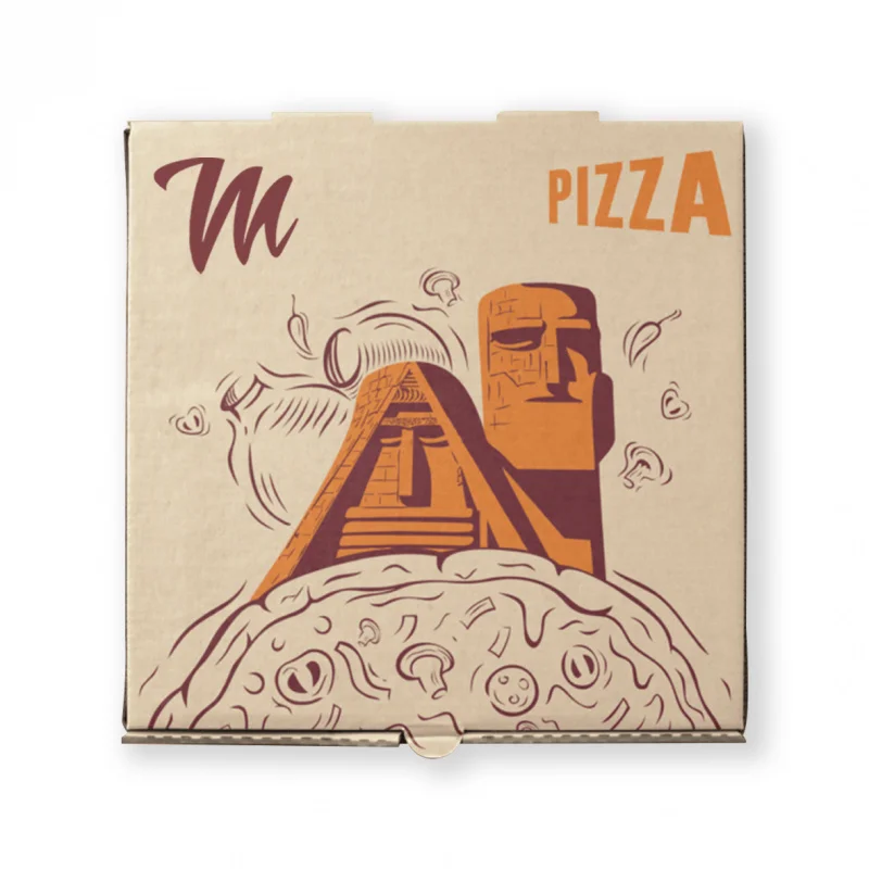 10 00Piece. Custom.Hot Sale Custom Pizza Box Printed Logo Box Pizza Carton Packaging