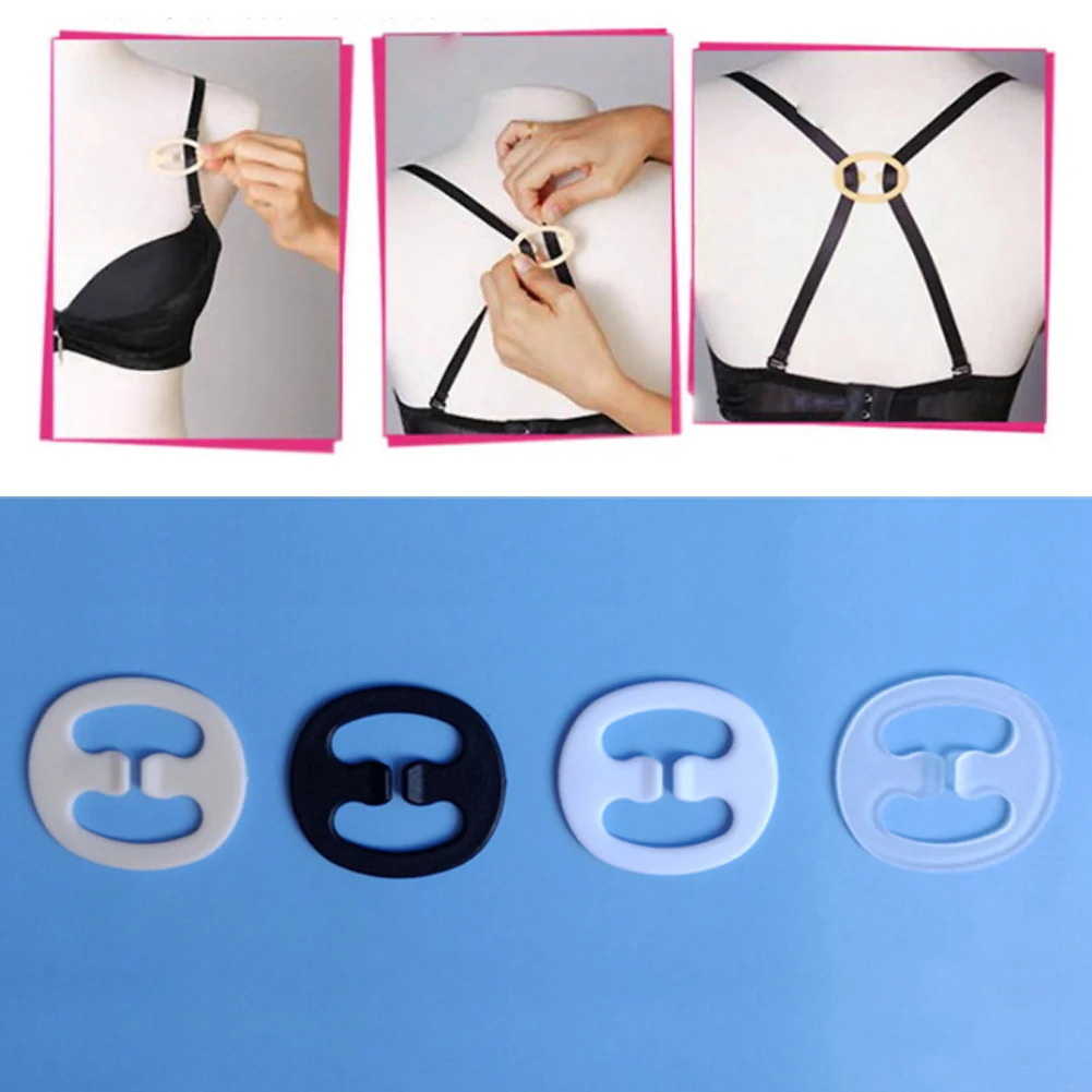 Bra Invisible Buckle Bra Accessories Underwear Back Shoulder Strap Bra Converter Non-slip Buckle Holders Bra Clips