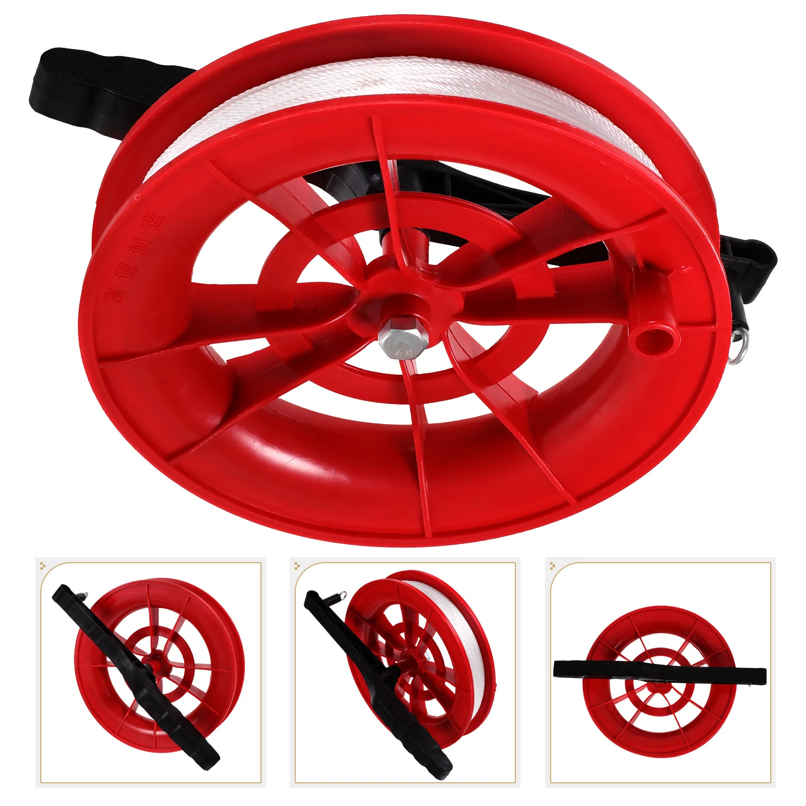 2Pcs 200m Kite String Reel Winder High Performance Easy Use Hand Wheel Perfect Gift Kite Flying Tool Rope Winder,kite Wheel