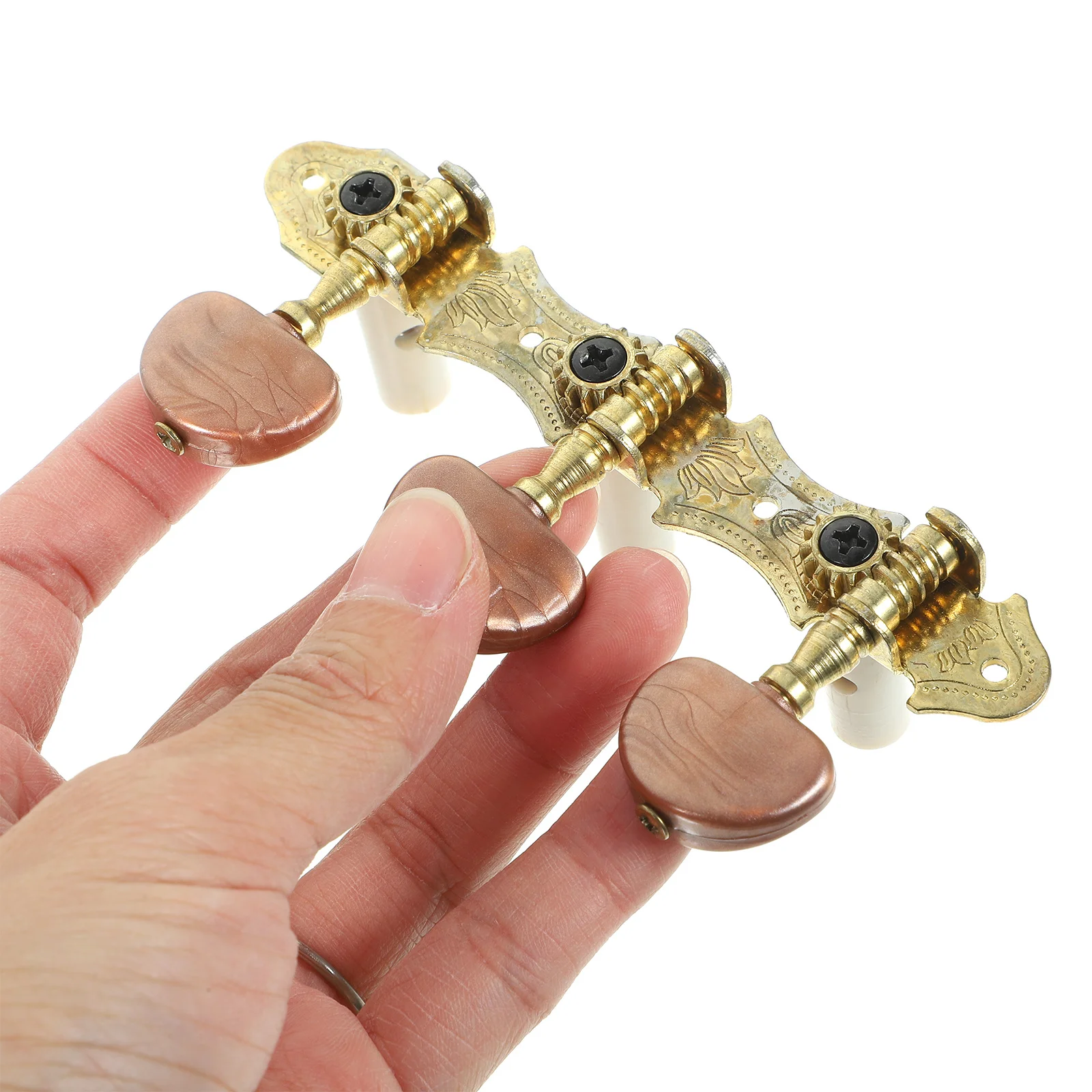 

2 Rows Guitar Peg Tuners Sturdy Metal Guitar Tuning Tools for Electric Folk Acoustic Guitars Accessories Guitars Tuning Pegs