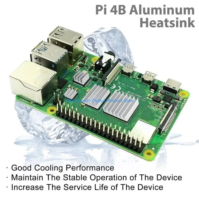 U2JE Комплексное 32 -й штук алюминиевых радиаторов охлаждающие растворы для 4b с теплопроводящей лентой