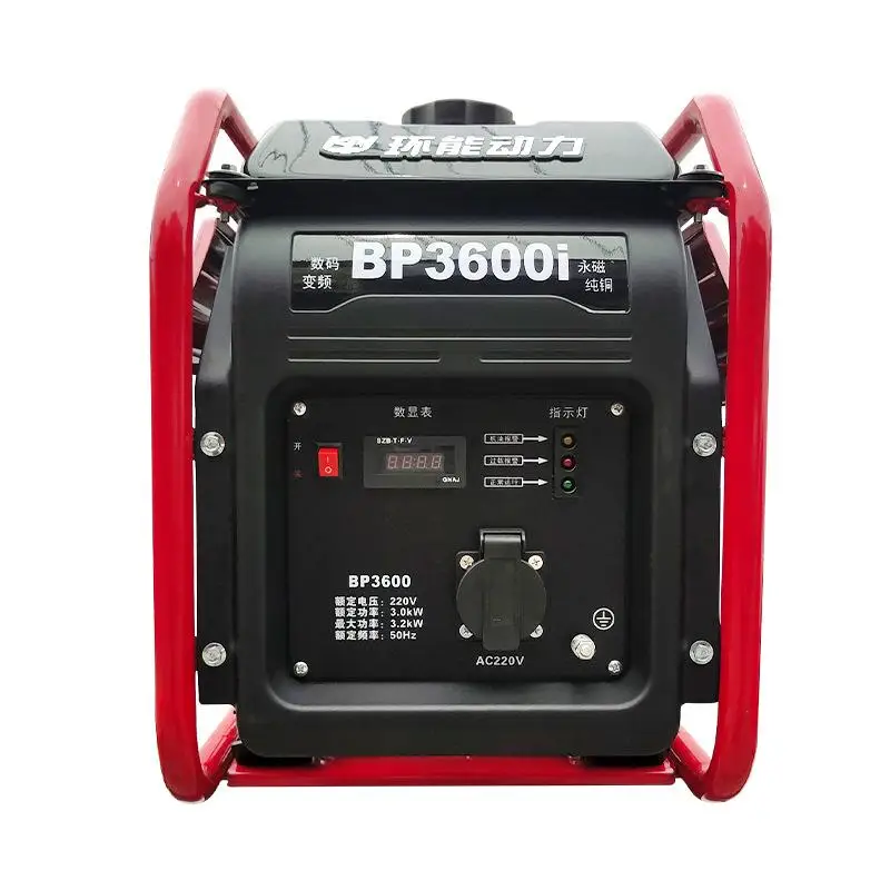 เปิดกรอบตัวแปรความถี่เครื่องกำเนิดไฟฟ้า3kw4kw 5kw แบบพกพาเบนซินเครื่องกำเนิดไฟฟ้าไฟฟ้า220V