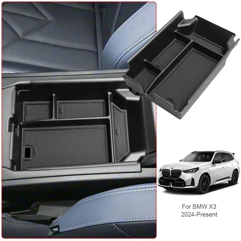 

Для BMW X3 2024-наст. время: Органайзер для хранения в подлокотнике автомобиля, крышка дверного/оконного механизма из АБС-пластика, органайзер для GPS-навигатора, поддон под центральную консоль