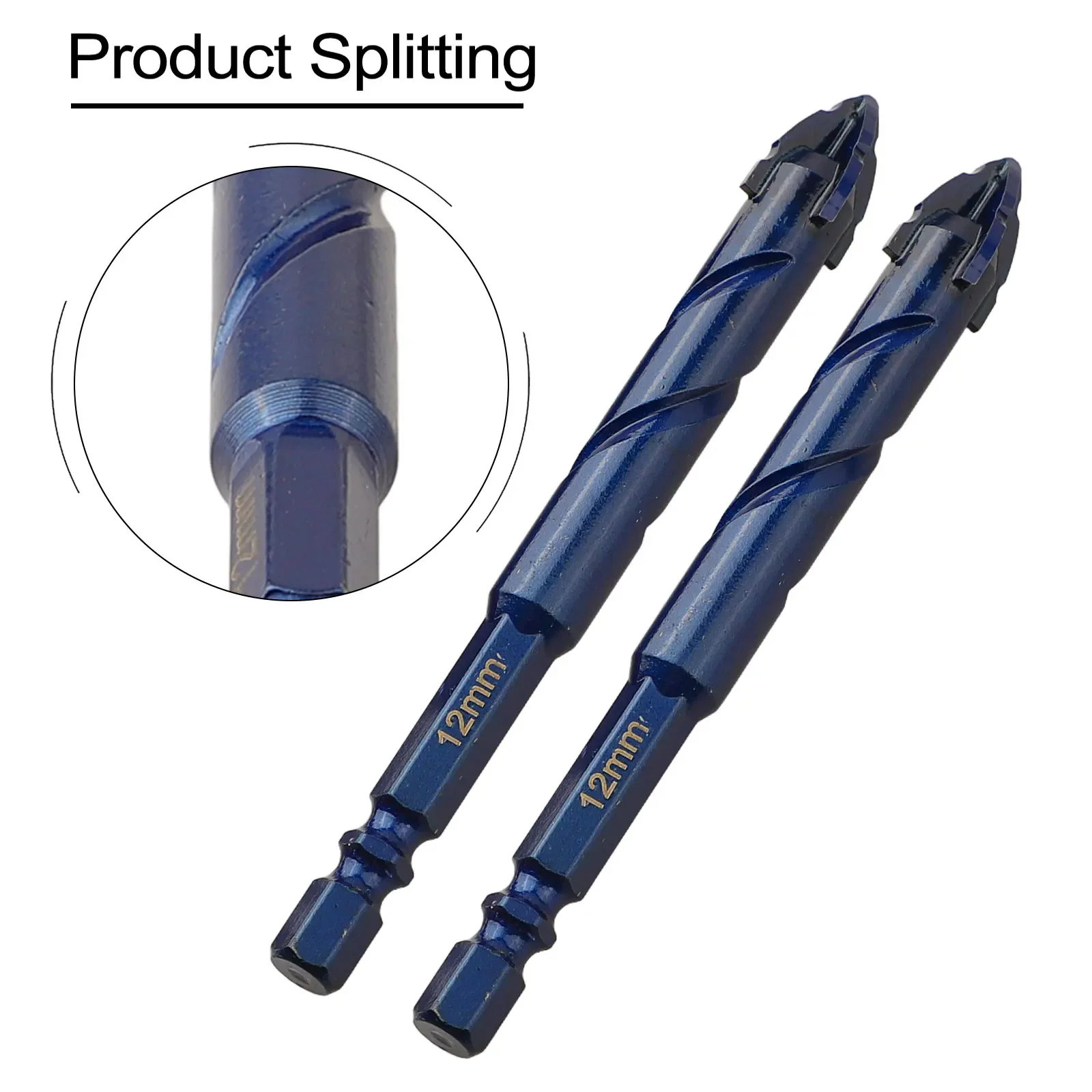 Superhard Serration Ceramic Tile Punching Dry Drilling Bit Glass Marble Electric High Speed Punch Akcesoria Części do elektronarzędzi — zdjęcie 6