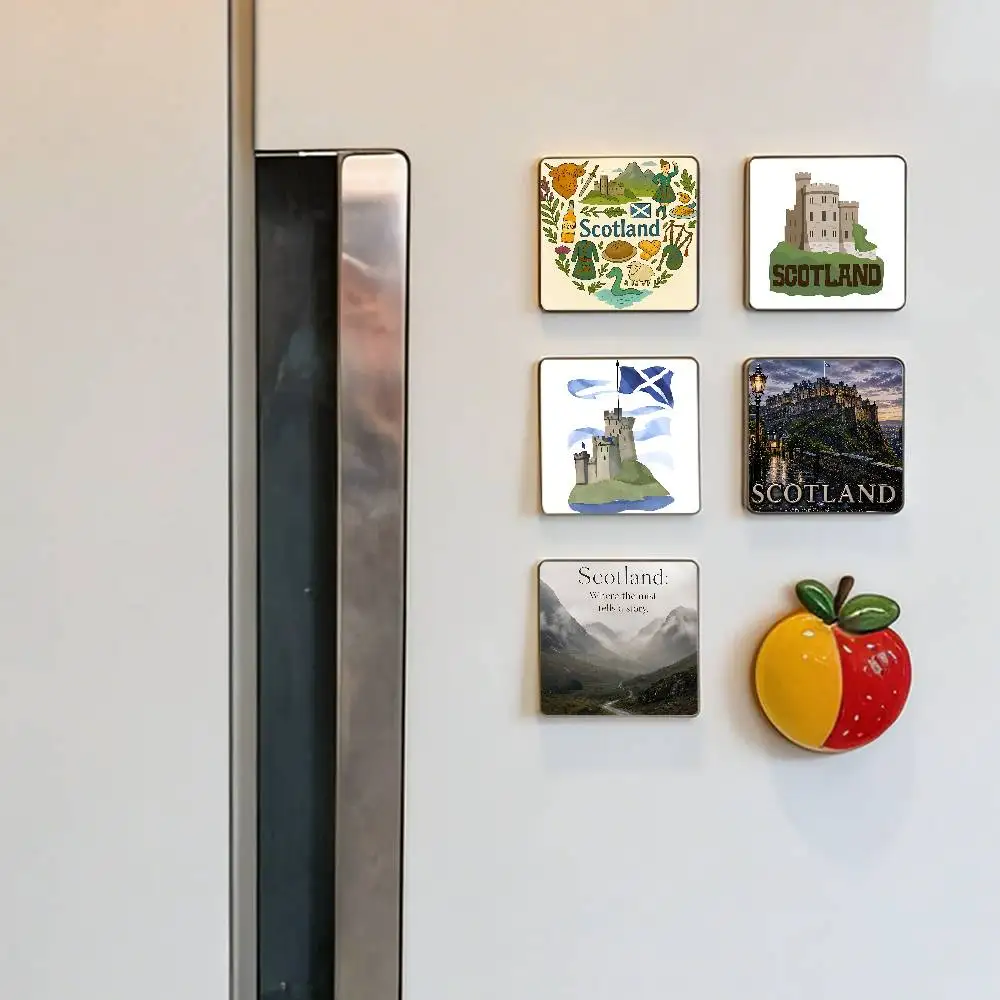 SCOTLAND Aesthetic Refrigerator Magnets For Dishwasher/ Refrigerator/ Freezer, Whimsical Kitchen Decor