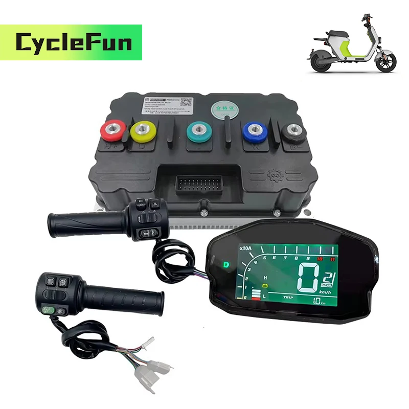 

FarDriver ND841200 BLDC Controller 84V 600A Peak 1200A 8KW-12KW With DKD Display T08 Throttle For Electric Motorcycle Scooter