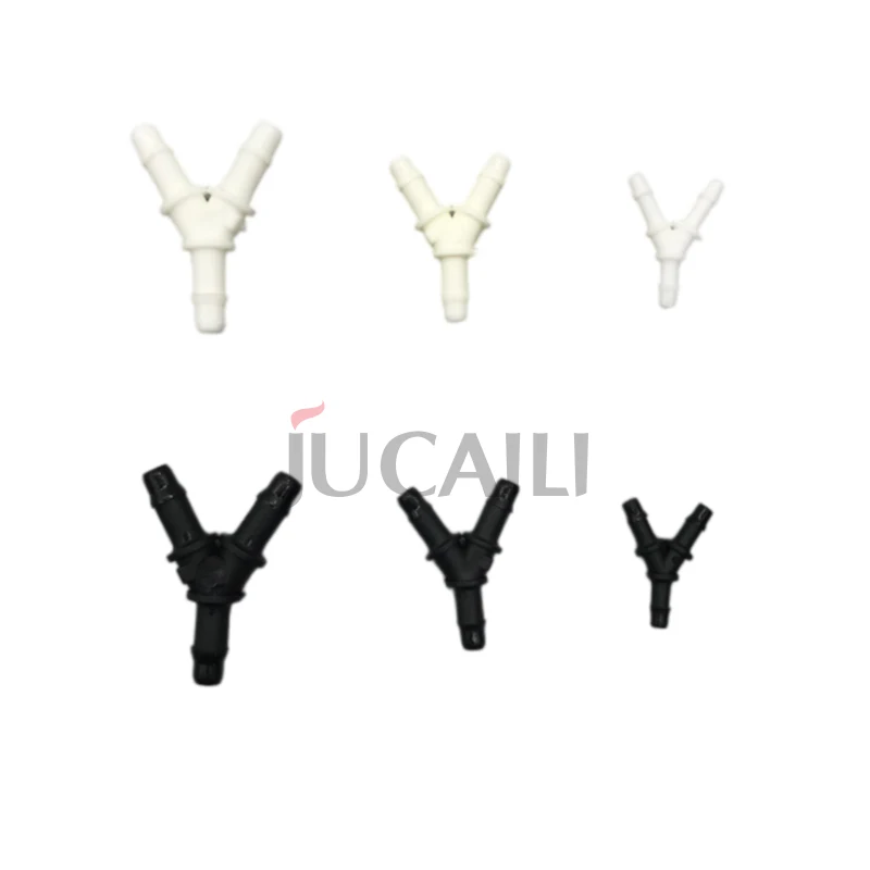 Jucaili 20pcs/lot Printer Eco Solvent/UV Ink Hose Connector for EPS XP600/DX5/DX7 Printhead Ink Tube Pipe/Damper Connector