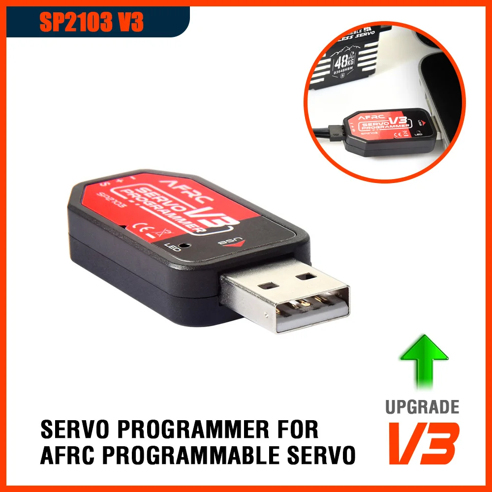 AFRC SP2103 V3 Upgrading USB Program Card for AFRC Programmable Servo Plug and Play Accessory