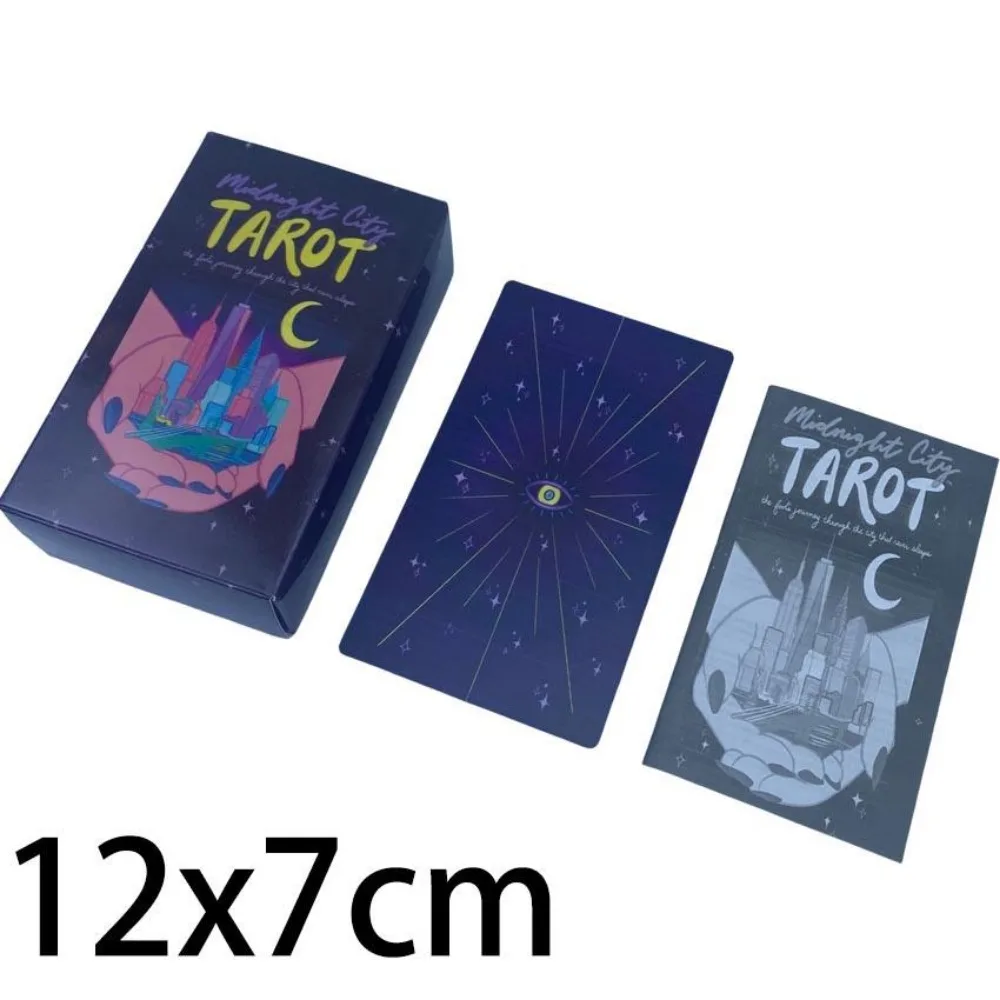 12x7 cm Mid Night City Tarot Deck Card Games