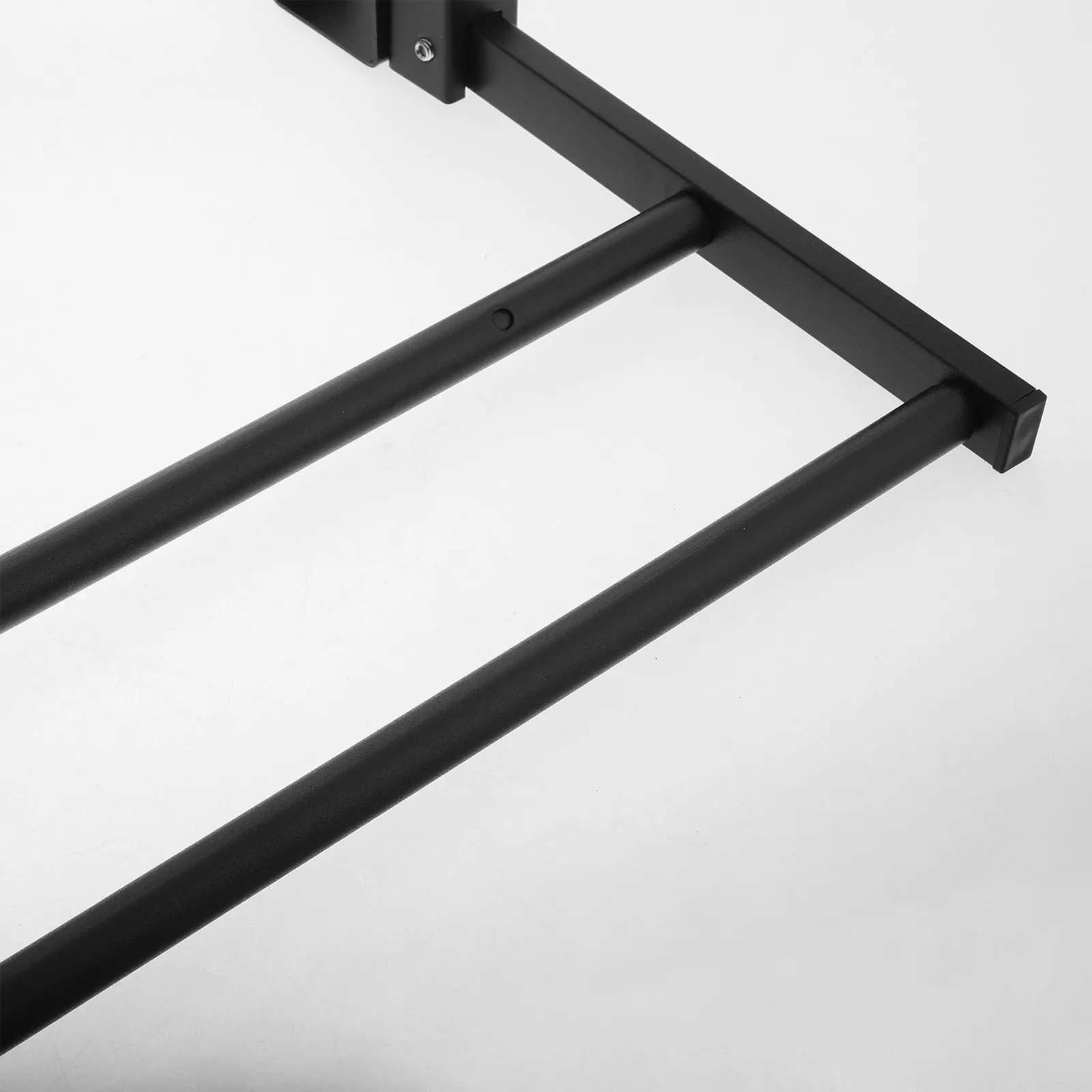 Foldable Retractable Drying Rack for Clothes Wall Mounted on Balcony Railings Safety Guardrail Design Quilt Rod Hook