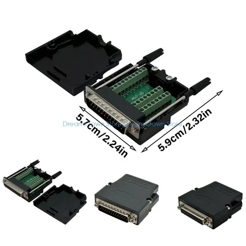 HX6A DB25 MODULE 25PIN Female ADAPTER ALDININT TERMINAL