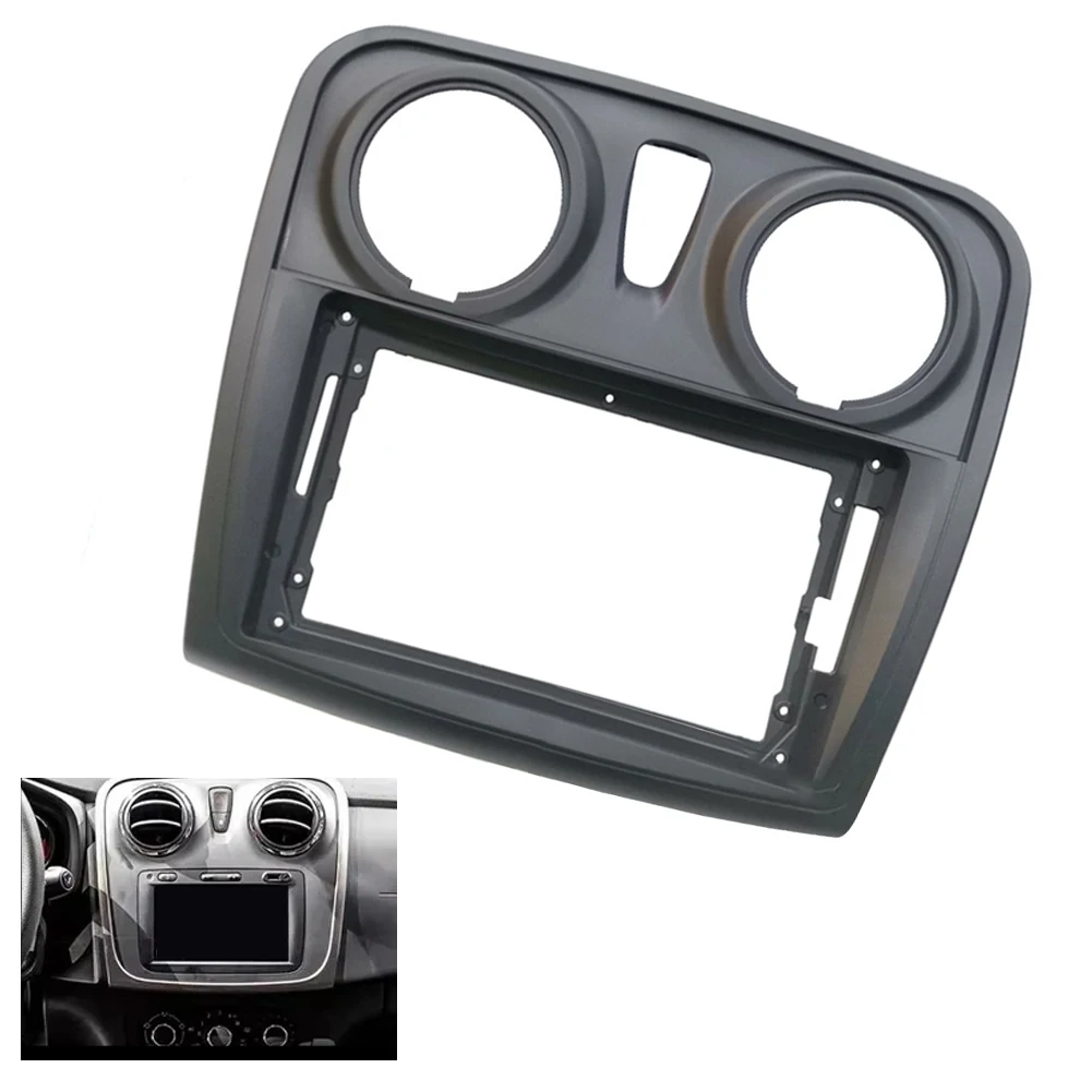 Car Audio Upgrade 9-inch Radio Frame Car Audio Upgrade Panel Fits LHD Vehicles Hassle-free Installation For Renault for logan