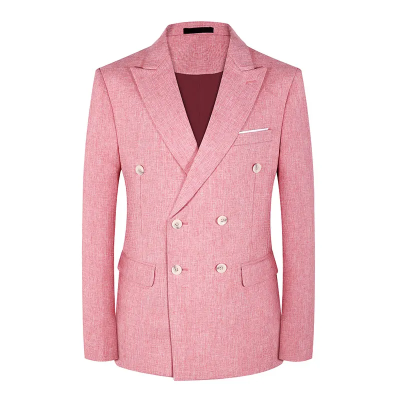 

Casual Unstructured Pink Blazer – Relaxed Fit, Ideal for Smart-Casual Outfits